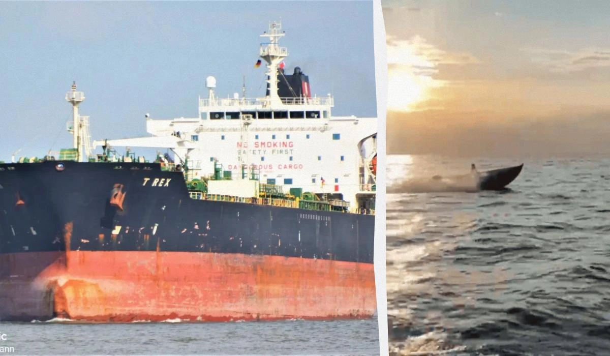 Морські дрони "рознесли" російський танкер у Чорному морі